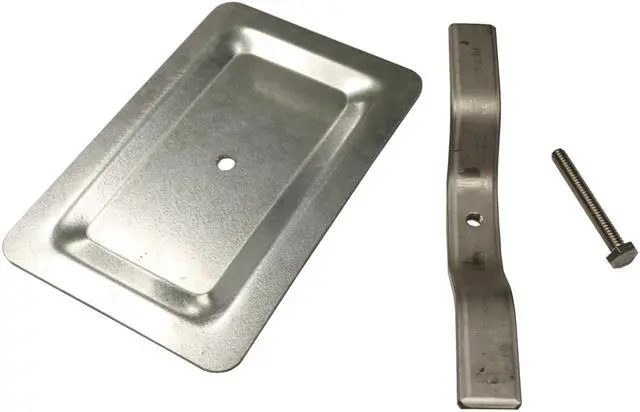 Alt view image 2 of 3 - Rectangle Hand Hole Cover for Light Poles- 4" x 6" by Deltech Manufacturing