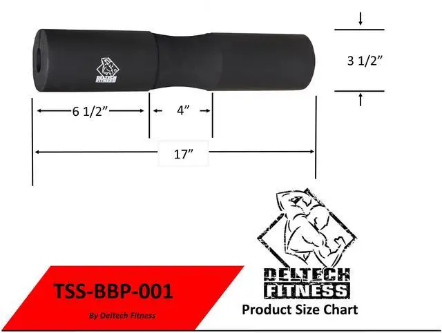 Alt view image 6 of 6 - Deltech Fitness Bar Pad (TSS-BBP-001)