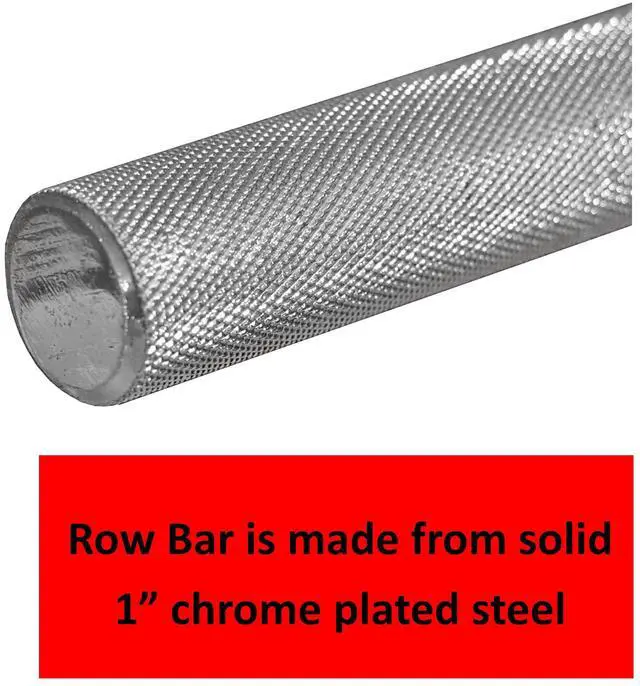 Alt view image 4 of 5 - Deltech Fitness Chrome Row Bar (MB-020R)