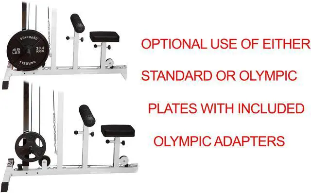 Alt view image 2 of 7 - Deltech Fitness Lat/Row Machine (DF910)