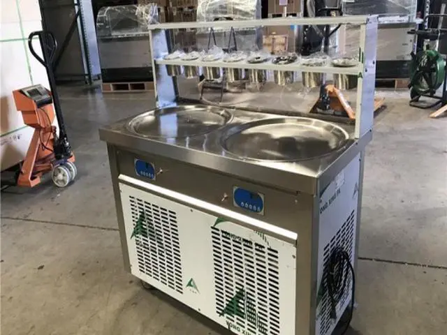 Main image of New Two Pan Ice Cream Roll Machine FI91