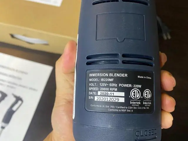 Alt view image 3 of 3 - New Commercial Immersion Blender 220w+160mm