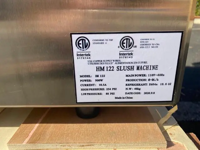 Alt view image 4 of 4 - New Margarita Slush Maker Machine NSF HM122