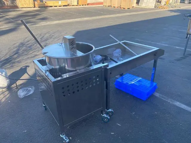 Alt view image 3 of 3 - New Commercial Kettle Corn Popcorn Machine CKC90