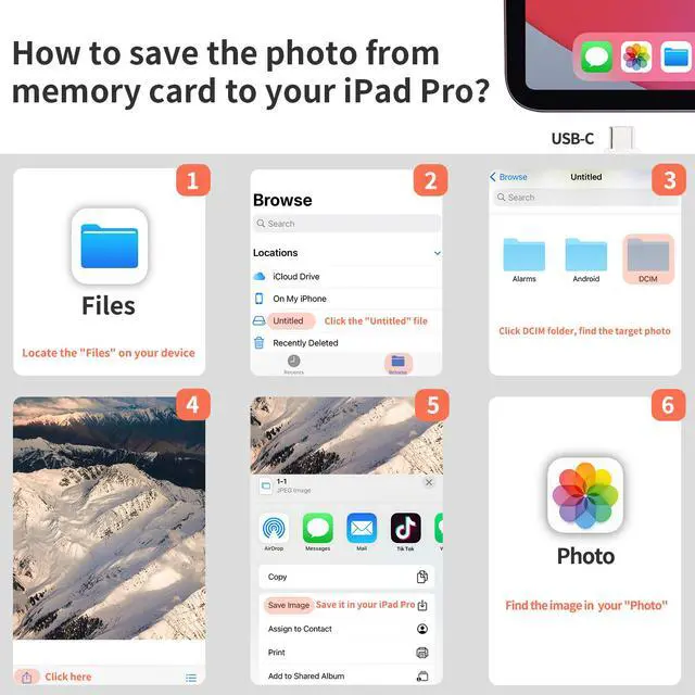 Alt view image 6 of 6 - USB C to Micro SD Card Reader Dual Slot Thunderbolt 3.0 to MicroSD TF Flash Memory Card 1TB Capacity Adapter Compatible with Galaxy S21 iMac MacBook Pro/Air M1/iPad Pro 2021 TIANSONG