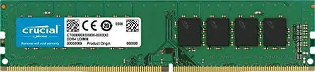 Alt view image 13 of 20 - Crucial 4GB DDR4 2400 MT/s (PC4-19200) SR x8 DIMM 288-Pin - CT4G4DFS824A