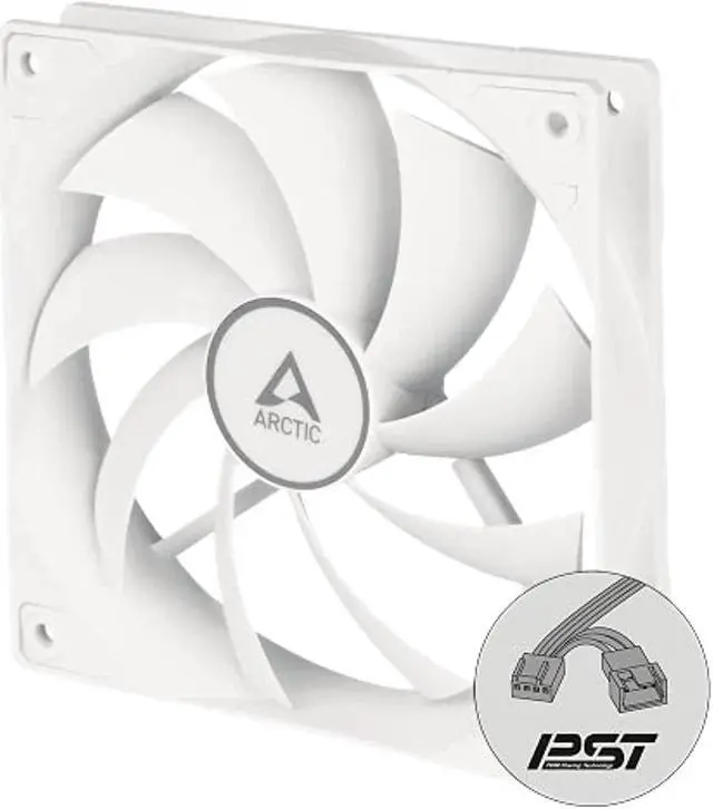 Alt view image 5 of 6 - ARCTIC ACFAN00198A F12 PWM PST - 120 mm PWM PST Case Fan with PWM Sharing Technology (PST), Quiet Motor, Computer, Fan Speed: 230-1350 RPM - White