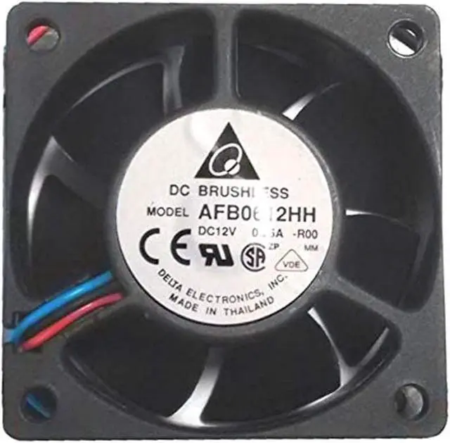 Alt view image 2 of 3 - delta 60x60x25mm ultra high speed fan afb0612hh-r00