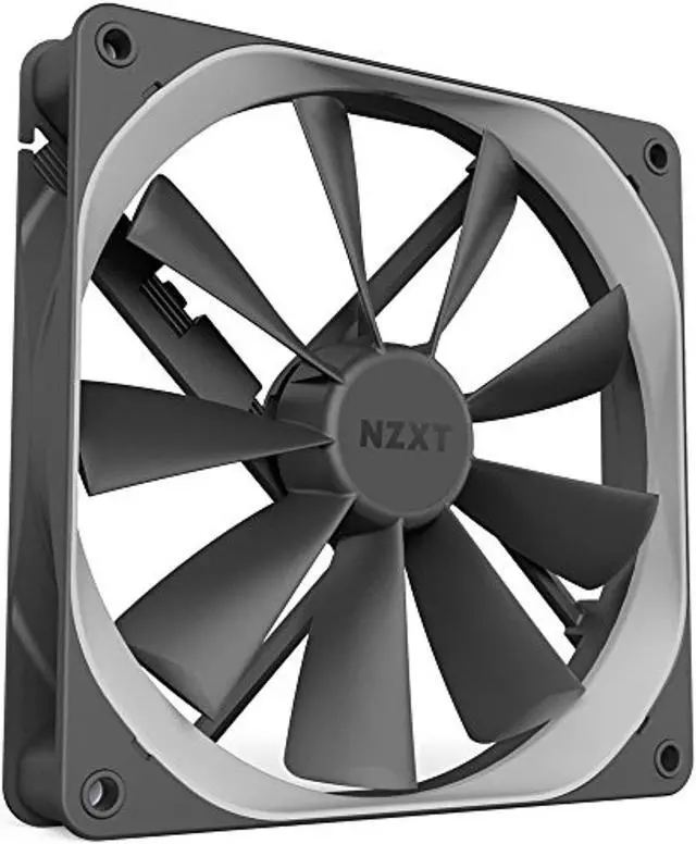 Alt view image 4 of 5 - NZXT AER F - 140mm - Winglet Designed Fan Blades - Fluid Dynamic Bearings - PWM Airflow Fans - Gaming Computer Fan