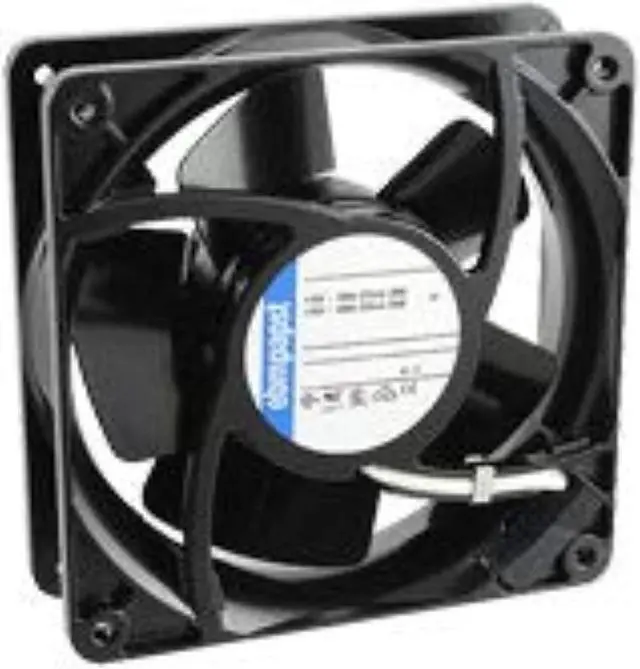 Main image of ebm-papst 4606x ac fans 119x38mm 115ac 106cfm 18w 3100rpm 51dba bb, 2 terminals, metal frame