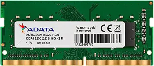 Alt view image 3 of 4 - ADATA Premier Single 8GB (1x8GB) DDR4 2666Mhz PC4-21300 260-Pin SODIMM Memory RAM Single