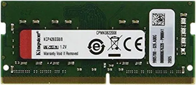 Alt view image 6 of 12 - Kingston 8GB 260-Pin DDR4 SO-DIMM DDR4 2666 (PC4 21300) Memory (Notebook Memory) Model KCP426SS8/8