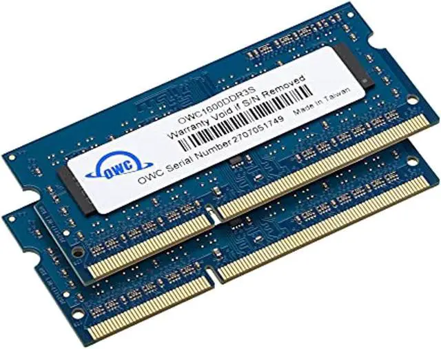 Alt view image 7 of 14 - OWC 12GB ( 8+4GB ) PC3-12800 DDR3L 1600MHz SODIMM 204 Pin Memory Upgrade Kit for 2012 MacBook Pro 13" & 15" models . Model OWC1600DDR3S12S