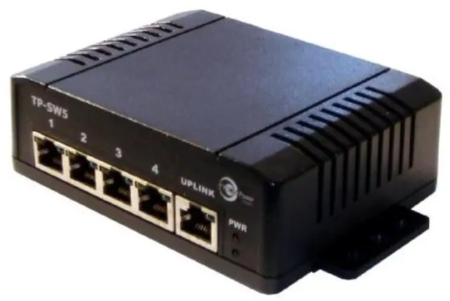 Alt view image 2 of 4 - Tycon Power TP-SSW5-NC 12-56V 5 Port High Power POE 10/100BASET switch.