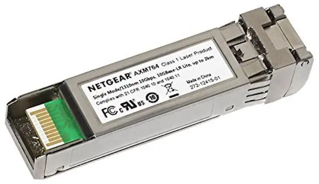 Alt view image 6 of 15 - Netgear ProSAFE 10 Gigabit Base-LR Lite SFP+ Single Mode Module