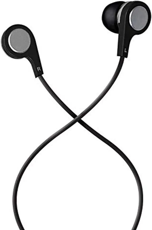 Alt view image 4 of 11 - Maxell B-13 Bass Earbuds with Microphone, Black, 52" Cord 199621
