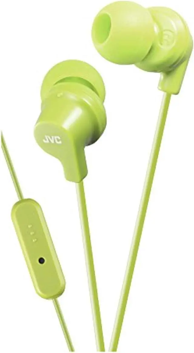 Alt view image 4 of 5 - JVC In Ear Headphones HA-FR15 - Stereo - Green - Mini-phone - Wired - 8 Hz - 23 kHz - Gold Plated - Earbud - Binaural - In-ear - 3.94 ft Cable