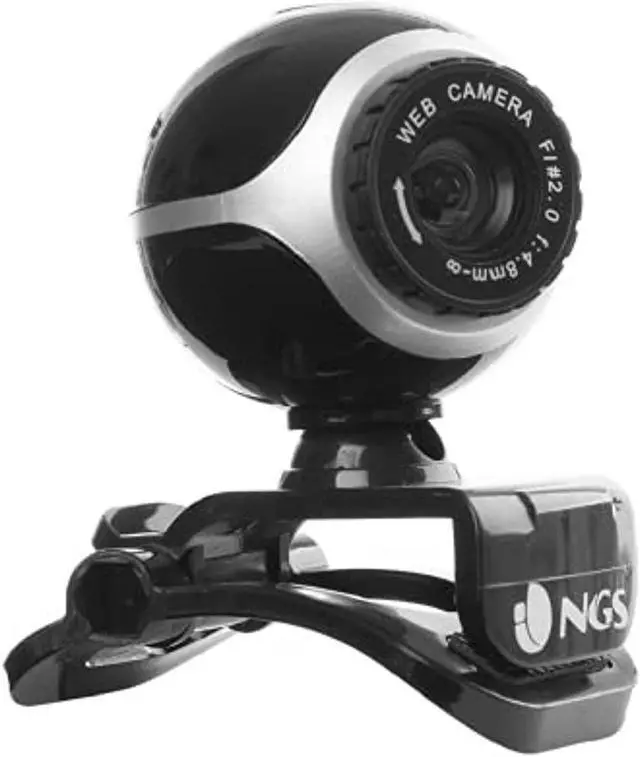 Alt view image 7 of 7 - NGS 300K Webcam with Built in Microphone - 3.5mm Jack