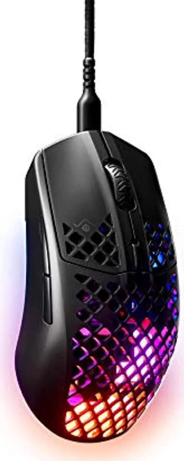 Alt view image 10 of 20 - SteelSeries Aerox 3 8500dpi Wired RGB Gaming Mouse 62599