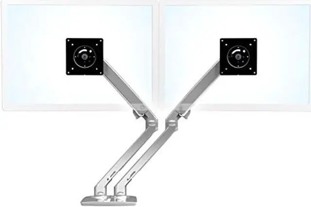 Alt view image 5 of 8 - Ergotron 45-496-026 MXV Desk Dual Monitor Arm for up to 24" Displays