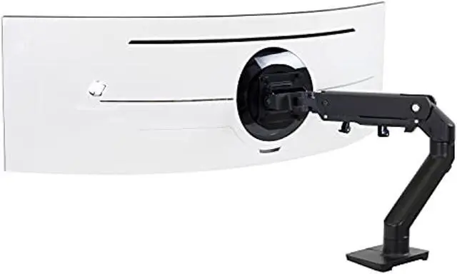 Alt view image 8 of 19 - Ergotron HX Ultrawide Monitor Arm Desk Mount Screens 20-42 lbs Matte Black