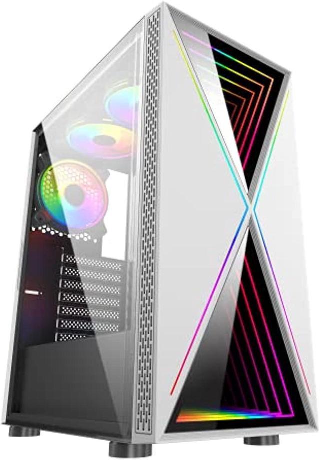 Bgears B-Blackwidow-Rgb White Gaming Pc Atx Case, Special, 59% OFF