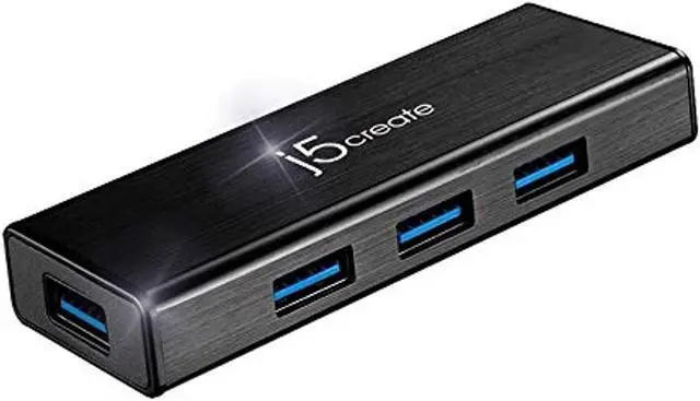 Alt view image 8 of 15 - j5create USB 3.0 4-Port HUB