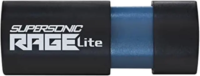 Alt view image 7 of 10 - Patriot Memory Supersonic Rage Lite USB 3.2 Gen 1 Flash Drives - 64GB - 64 GB - USB 3.2 (Gen 1) - 120 MB/s Read Speed - 3 Year Warranty