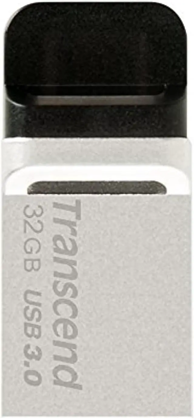 Alt view image 3 of 4 - 32GB Transcend Jetflash 880S OTG USB3.0 Flash Drive - Silver Edition
