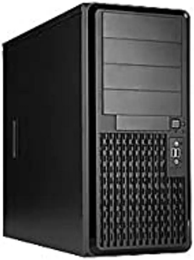 Alt view image 9 of 11 - IN WIN IW-PE689.U3 Entry Pedestal Atx Mid Tower case 4/1/(5) Bays USB 3.0 Audio Black No Power Supply Audio