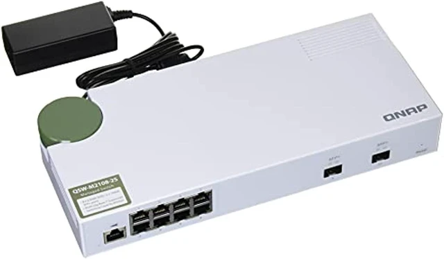 Alt view image 15 of 18 - QNAP QSW-M2108-2S 10-Port Managed Switch w/ 10GbE SFP+ Ports