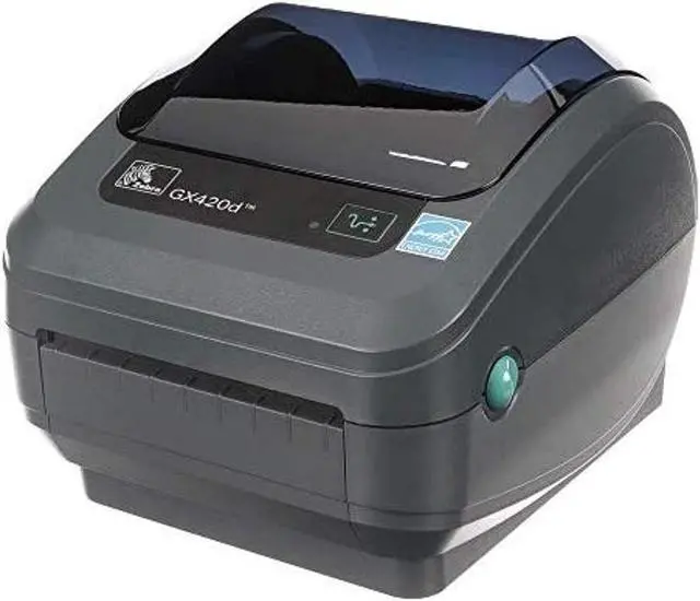 Alt view image 4 of 7 - zebra - gx420d direct thermal desktop printer for labels, receipts, barcodes, tags, and wrist bands - print width of 4 in - usb