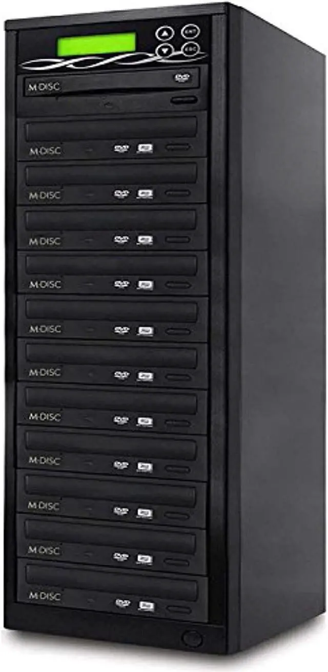 Alt view image 2 of 3 - BestDuplicator DVD Duplicator Built-in BD Certified 24x Burner (1 to 11 Target) Copier Tower Replication Recorder + Free
