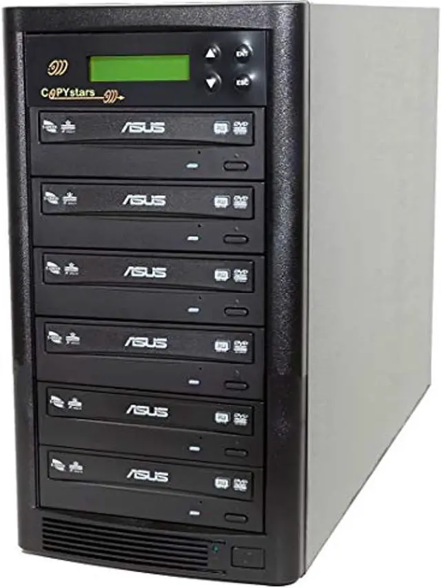 Alt view image 7 of 7 - Copystars CD Dvd Duplicator 1 to 5 Sata 24x burner writer DVD copier 128MB buffered tower