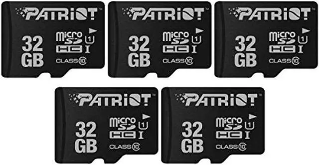 Main image of patriot lx series micro sd flash memory card 32gb - 5 pack