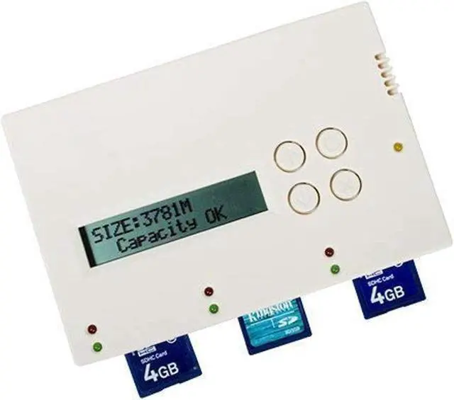 Alt view image 7 of 8 - BestDuplicator - 1 to 2 Target SD/MicroSD 1:2 Copy Portable Flash Duplicator