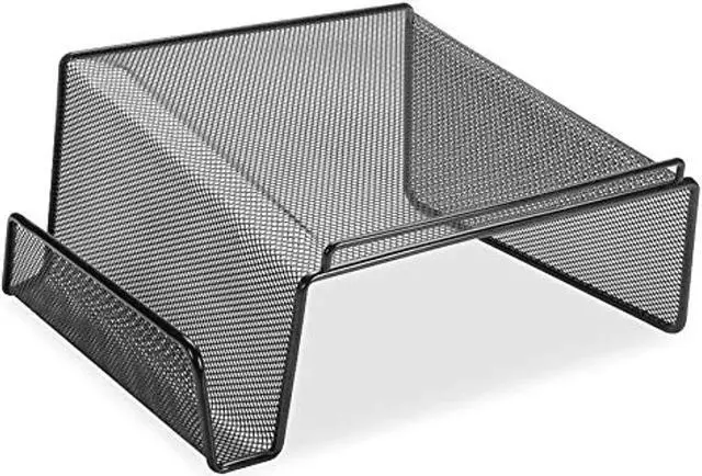 Alt view image 8 of 8 - Lorell Phone Stand Steel 11-1/8"x10-1/8"x5-1/4" Mesh/Black 84155
