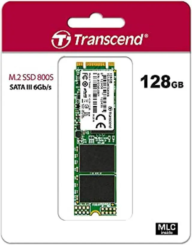 Alt view image 5 of 5 - TRANSCEND TS128GMTS800S 128GB SSD SATA M.2 2280 MLC
