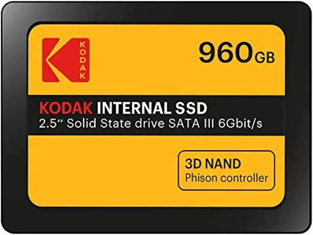Alt view image 4 of 7 - Kodak Internal SSD X150, Yellow, 960GB