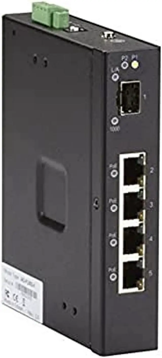 Alt view image 5 of 7 - BLACK BOX LIE401A GIGABIT ETHERNET (1000-MBPS) EXTREME TEMPERATURE POE SWITCH - (4) 10/100/1000-MB