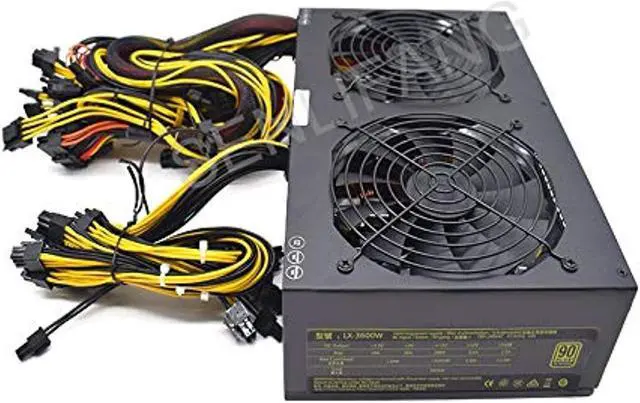 Alt view image 8 of 8 - 3600W ATX PSU Power Supply Bitcoin Miners PSU PC Power Supply 12 Card Miner Mining Rig 110-240V Pico PSU BTC ETC Power Mining