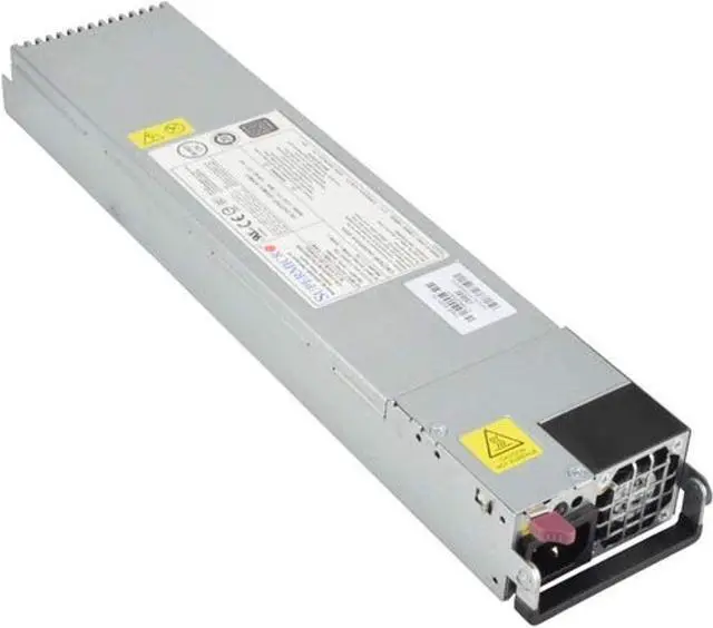 Main image of supermicro power supply pws-802a-1r 800w 4a redundant power supplies with pmbus brown box