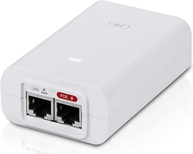 Main image of ubiquiti [5-pack] poe-24-24w poe adapter 24vdc 1.0a (poe-24-24w-5p)