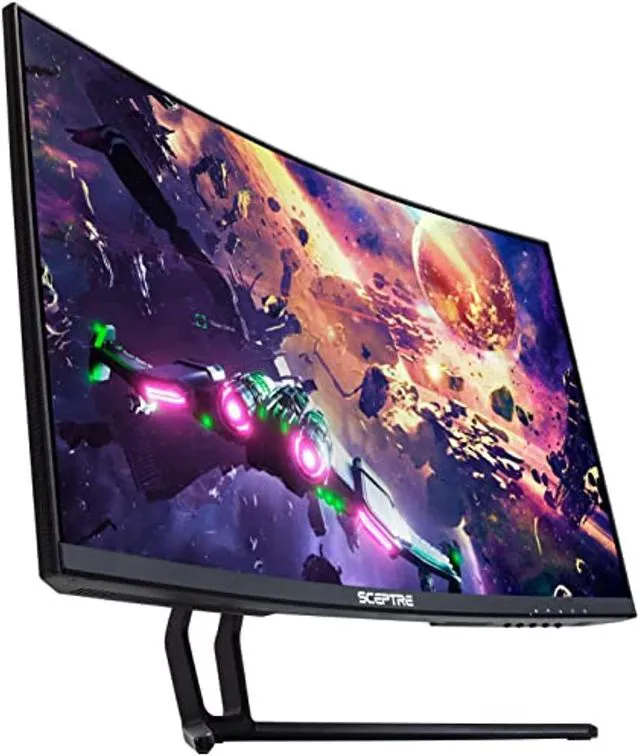 Alt view image 5 of 5 - Sceptre Curved 27" 240Hz Gaming Monitor 1920 x 1080p 1ms AMD FreeSync Premium, R1500 99% sRGB Build-in Speakers Machine Black 2022 (C275B-FWN240)
