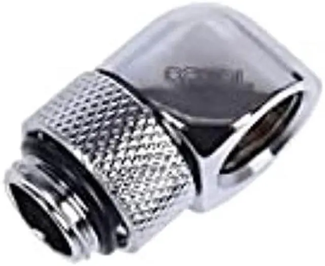 Alt view image 3 of 4 - Alphacool G1/4" HF 90 Degree Rotary Fitting - Chrome (17216)