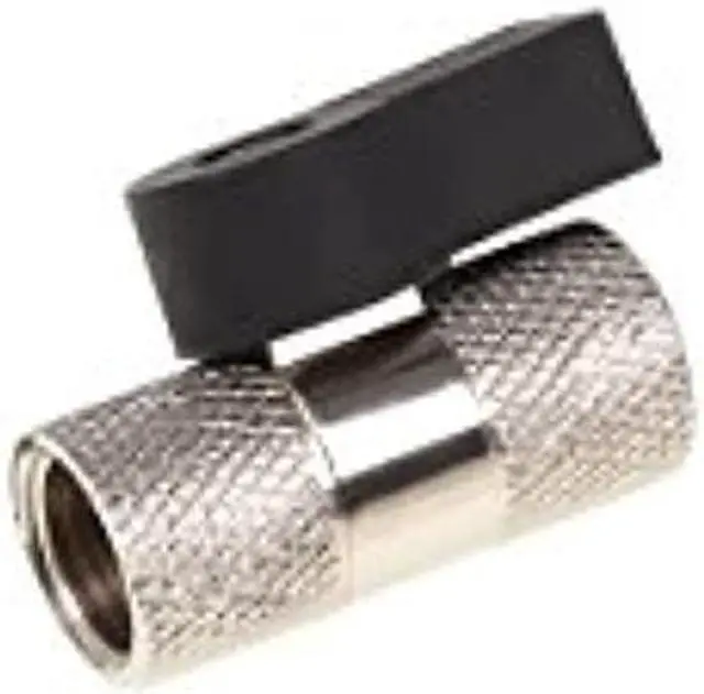 Alt view image 4 of 4 - Alphacool G1/4" 2-way Ball Valve, Chrome