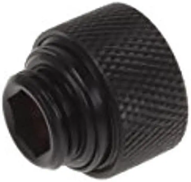 Alt view image 7 of 8 - Alphacool Eiszapfen G1/4" HardTube Compression Fitting for Carbon Tubes, 12mm OD, Black