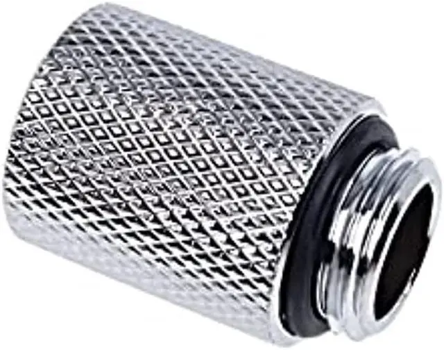 Alt view image 7 of 7 - Alphacool Eiszapfen G1/4" Male to Female 20mm Extender Fitting, Chrome