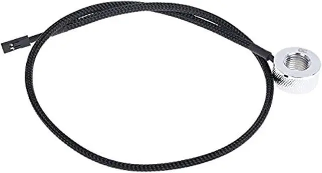 Alt view image 7 of 8 - Alphacool Eiszapfen Temperature Sensor G1/4 IG/IG with AG Adapter, Chrome