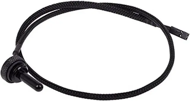 Alt view image 5 of 9 - Alphacool G1/4" Eiszapfen Temperature Sensor Plug, Deep Black